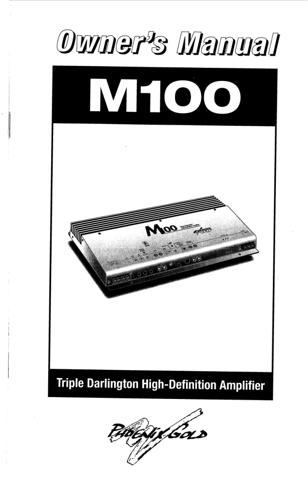 M100 manual cover