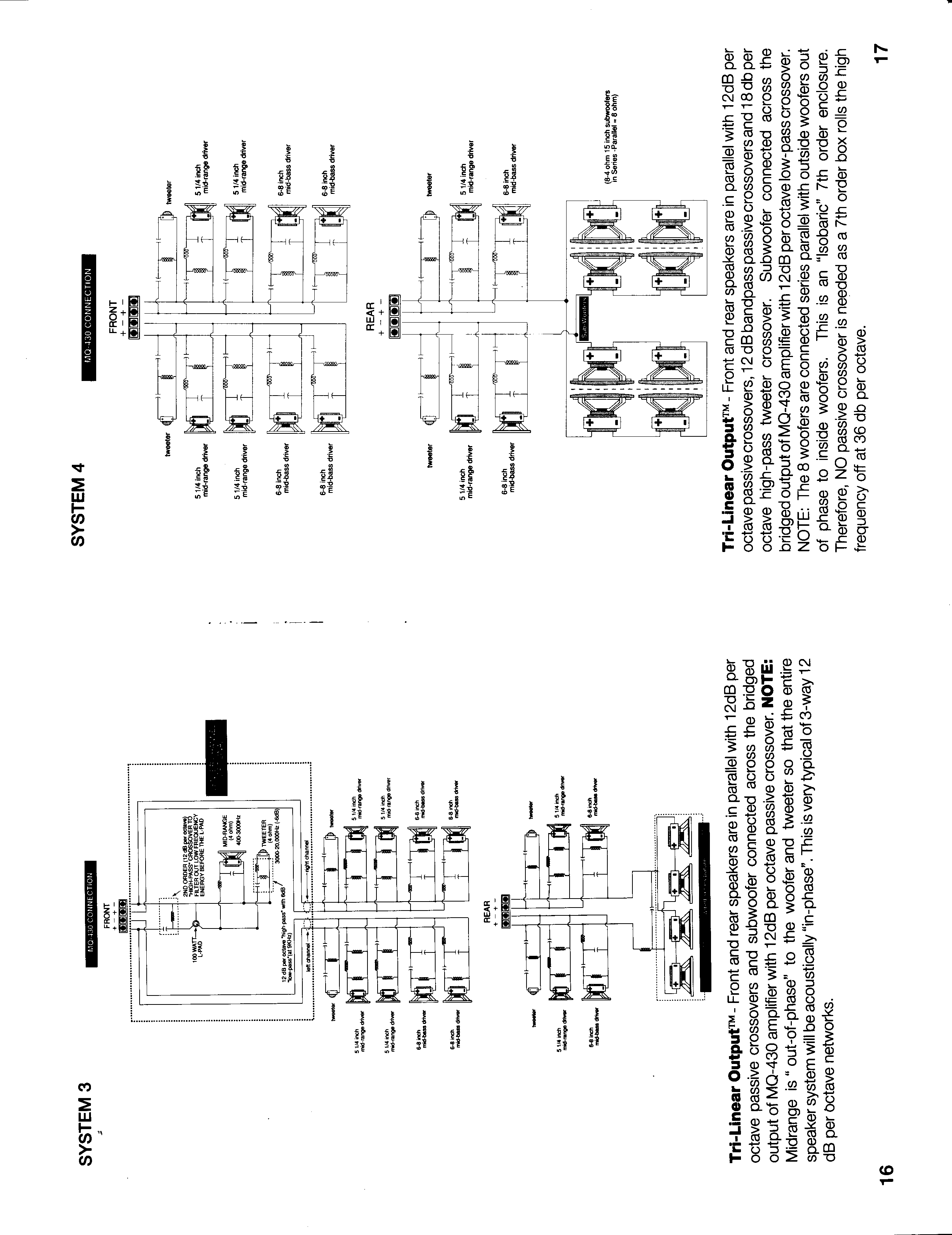 MQ-430 system wiring diagrams 3-4