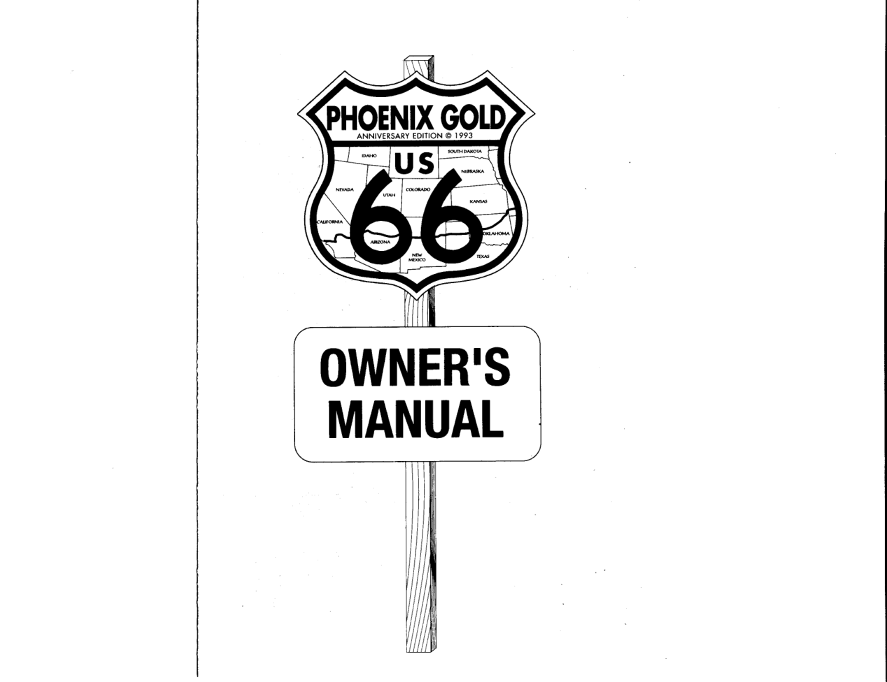 Route 66 manual cover